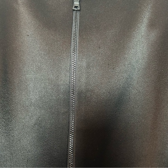 Alice + Olivia Black Sleeveless Scoop Neck Drop Waist Mini Skater Dress Sz.10 - Picture 11 of 14